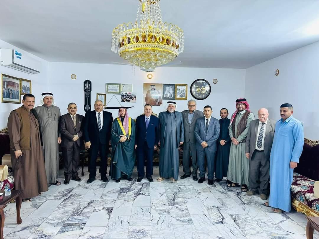 الوكيل البرزنجي يلبّي دعوة شيخ عام جبور الدهامش