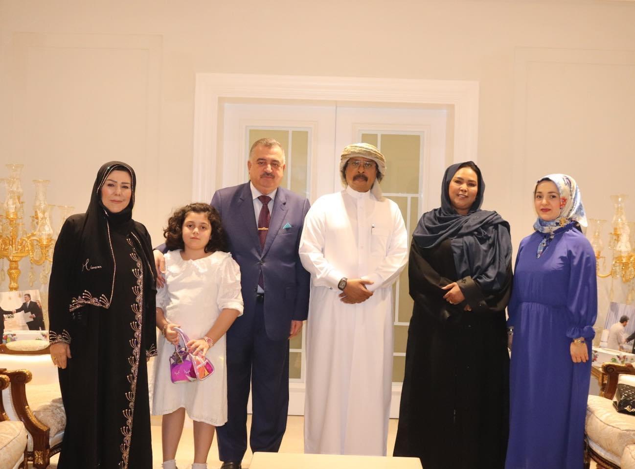 السفير البرزنجي يلبي دعوة عشاء من سعادة عميد السلك الدبلوماسي - سفير دولة ارتريا