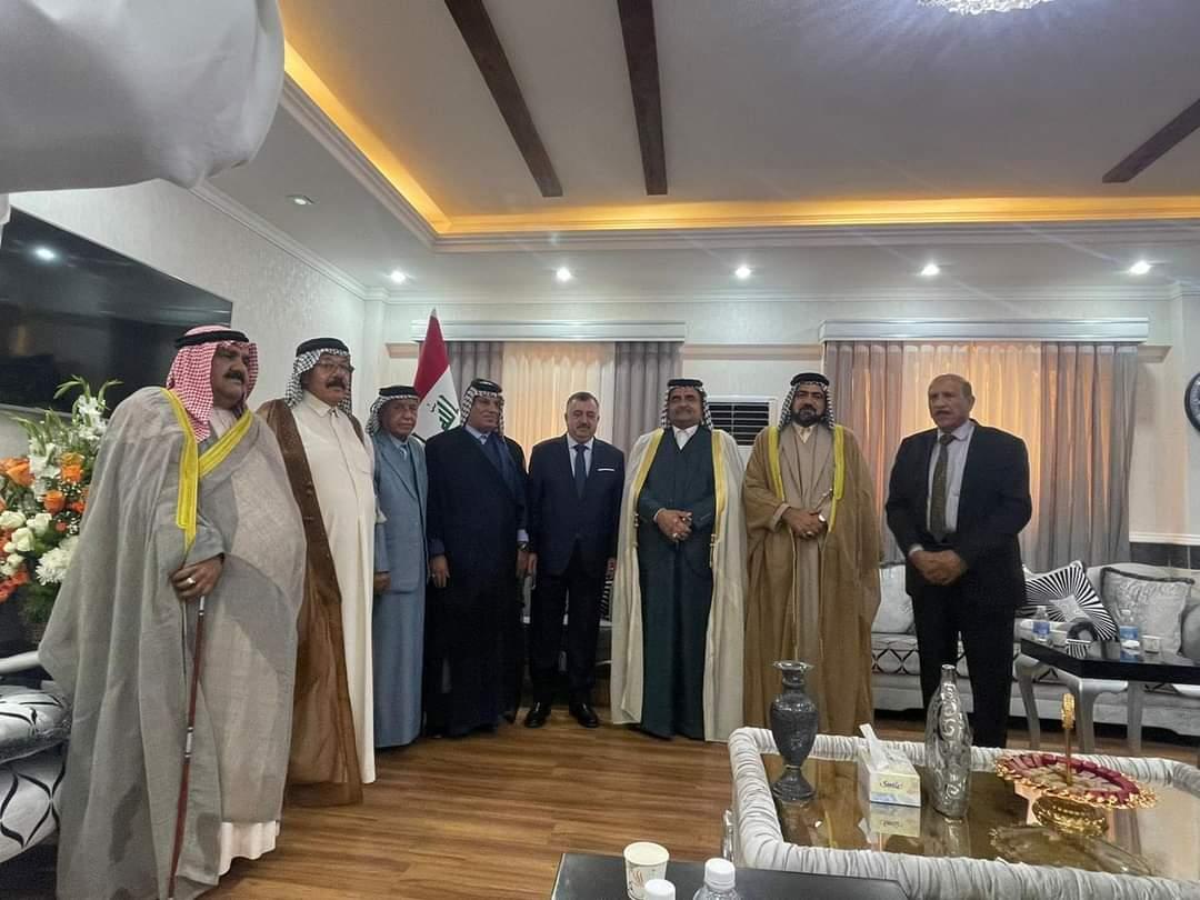 الوكيل البرزنجي يستقبل عددًا من مجلس شيوخ العشائر الجنوب