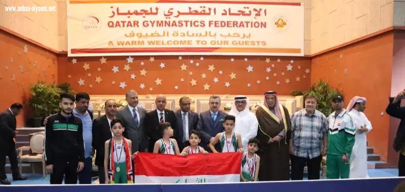 السفير عمر البرزنجي يحضر بطولة الاندية الدولية الأولى للجمباز ومحافظة ميسان العزيزة تمثل العراق