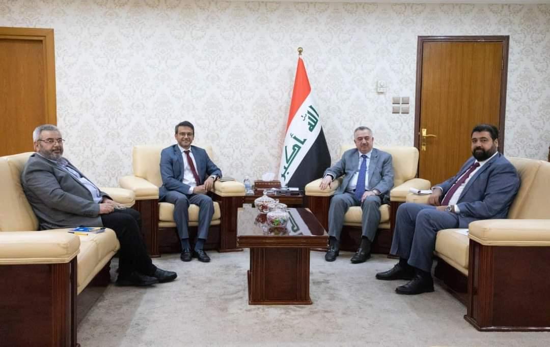 وكيل وزارة الخارجية للشؤون متعددة الأطراف والشؤون القانونية يستقبل المدير المؤقت لمكتب الأمم المتحدة لمكافحة الارهاب في العراق