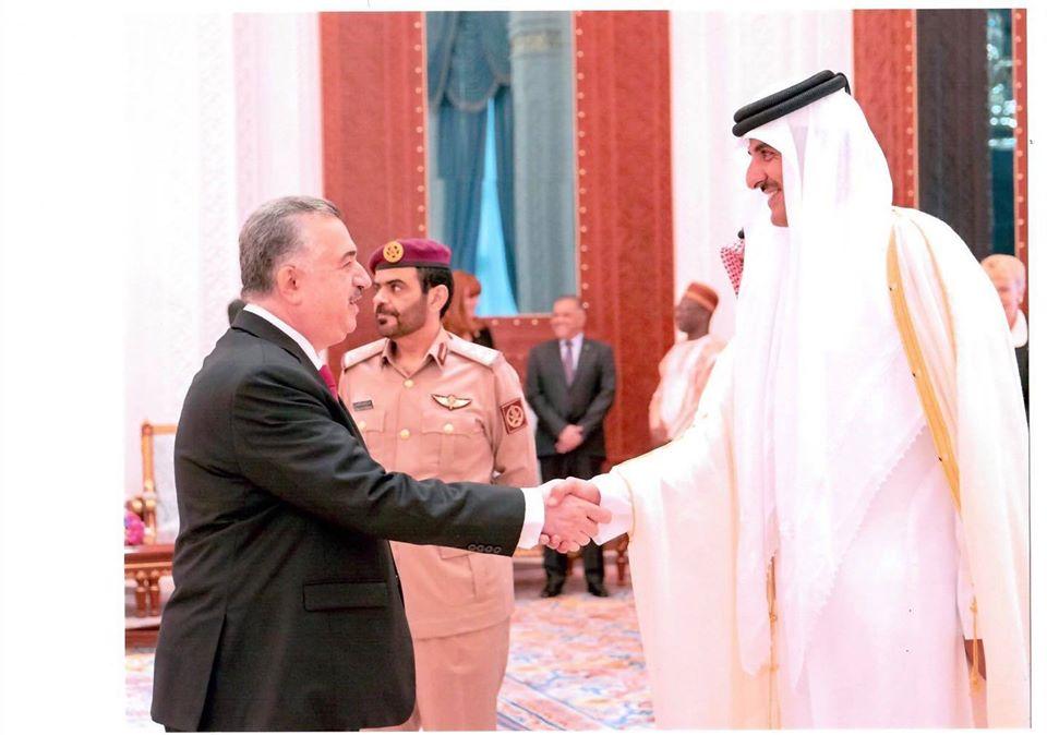 بتوجيه من سمو أمير دولة قطر  وصول مستشفيين منتقلين الى العراق 