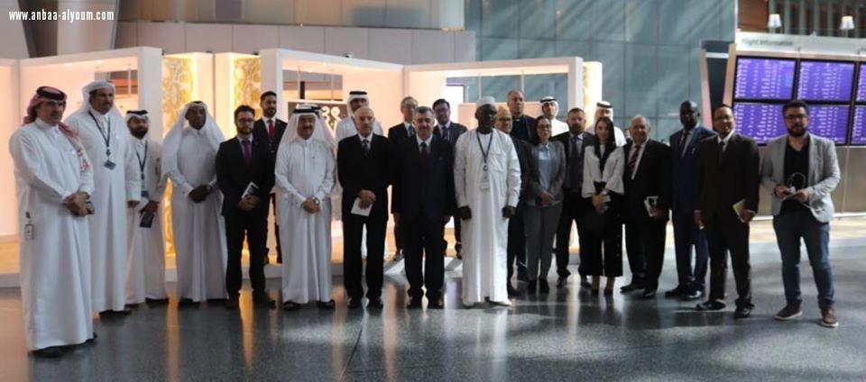 السفير البرزنجي يحضر افتتاح معرض حقوق الانسان في الثقافة الاسلامية في مطار حمد الدولي برعاية اللجنة الوطنية لحقوق الانسان في دولة قطر