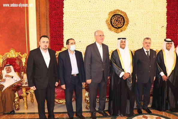 السفير عمر البرزنجي يحضر افراح آل ثاني