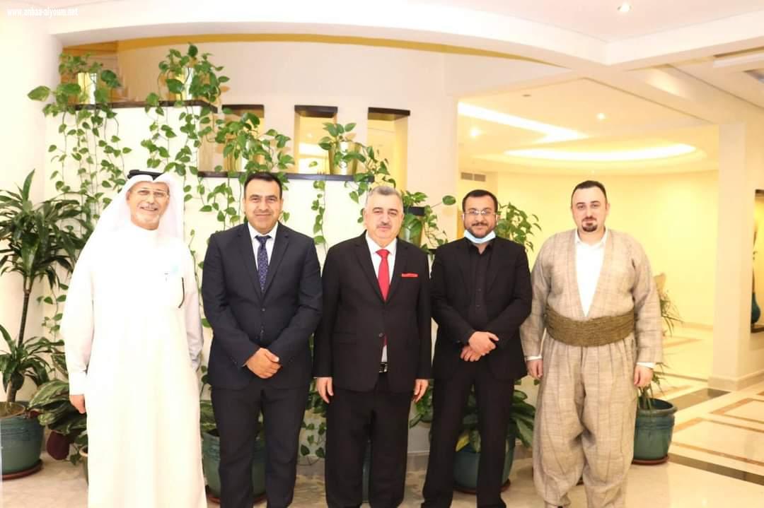 السفير البرزنجي وعائلته يستقبلون التهاني بمناسبة العيد في دار السكن