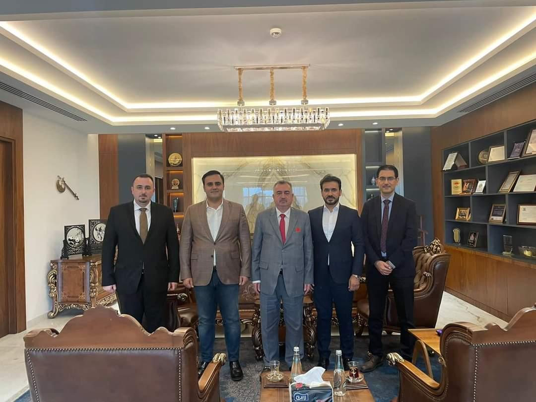 وكيل وزارة الخارجية عمر البرزنجي يزور السيد شوان محمد سليمان المدير التنفيذي لمجموعة شركات گەلياوه والمدير التنفيذي ڤان ستیل للحديد