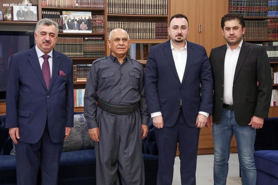 الشيخ جعفر الشيخ مصطفى يستقبل سفير جمهورية العراق في دولة قطر الشقيقة عمر البرزنجي 