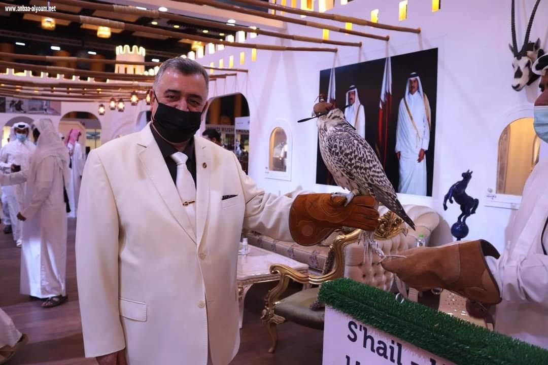 السفير عمر البرزنجي يحضر معرض (سهيل) الدولي في كتارا