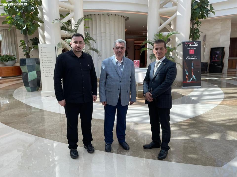 السفير عمر البرزنجي  يلبي دعوة عشاء من سماحة السيد الشيخ كامل الشيخ عبد القادر كويسة 