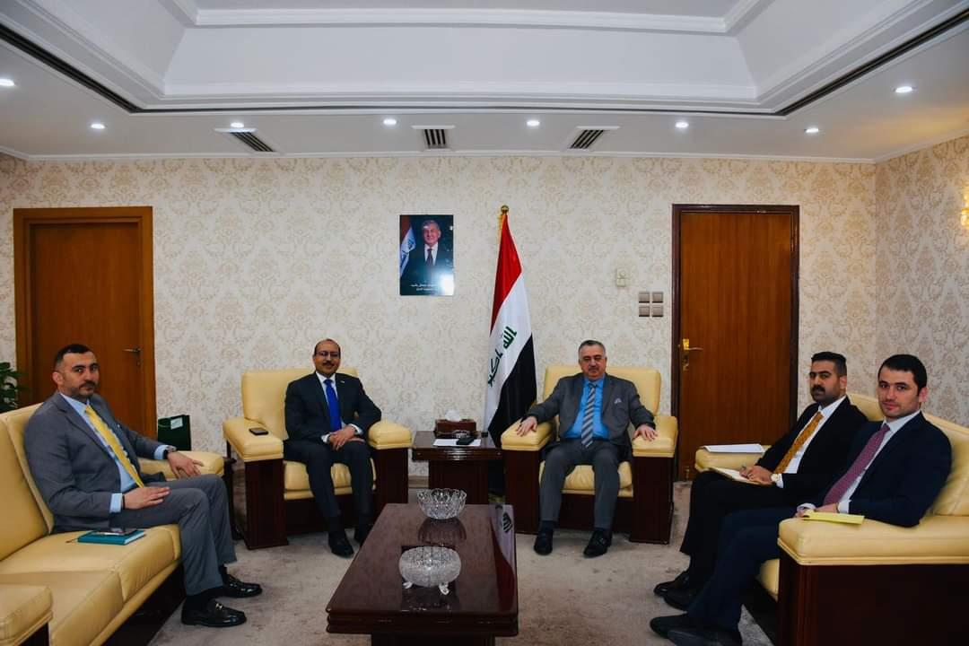 وكيل وزارة الخارجيَّة للشُؤُون مُتعددة الأطراف والشُؤُون القانونيَّة يستقبل سفير جمهورية باكستان الاسلامية لدى العراق