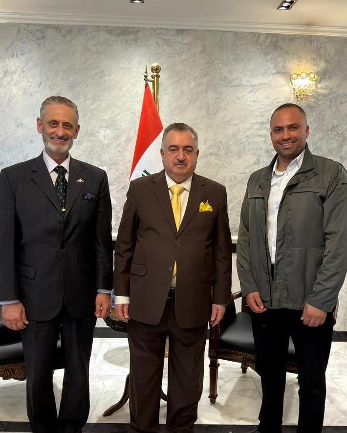 سفارة جمهورية العراق لدى المملكة الأردنية الهاشمية تستقبل المدير الإقليمي لمنظمة الخدمات الإغاثية الإنسانية