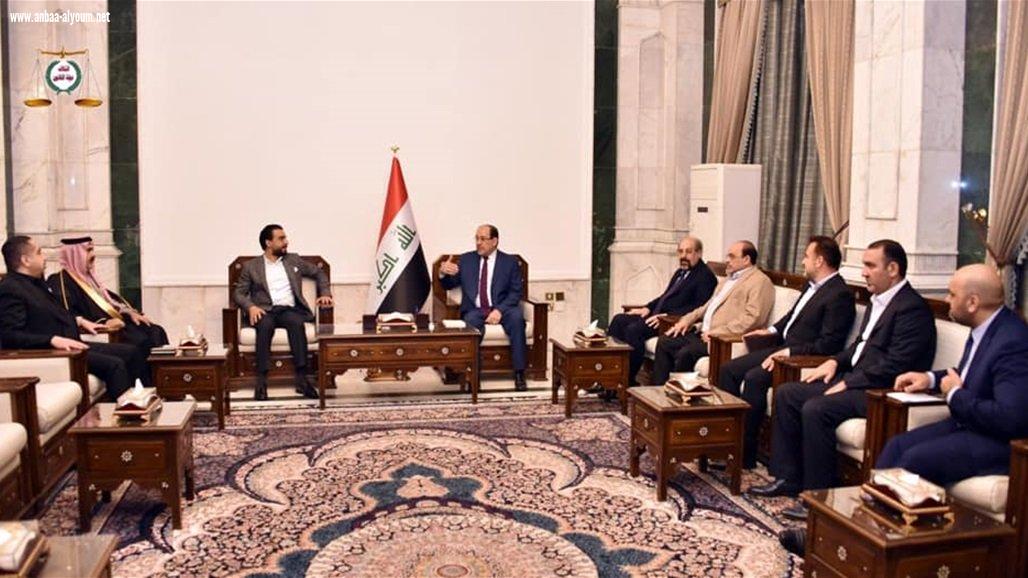 المالكي والحلبوسي يؤكدان على الاسراع بتسمية رئيس الوزراء عبر دعم اللجنة السباعية