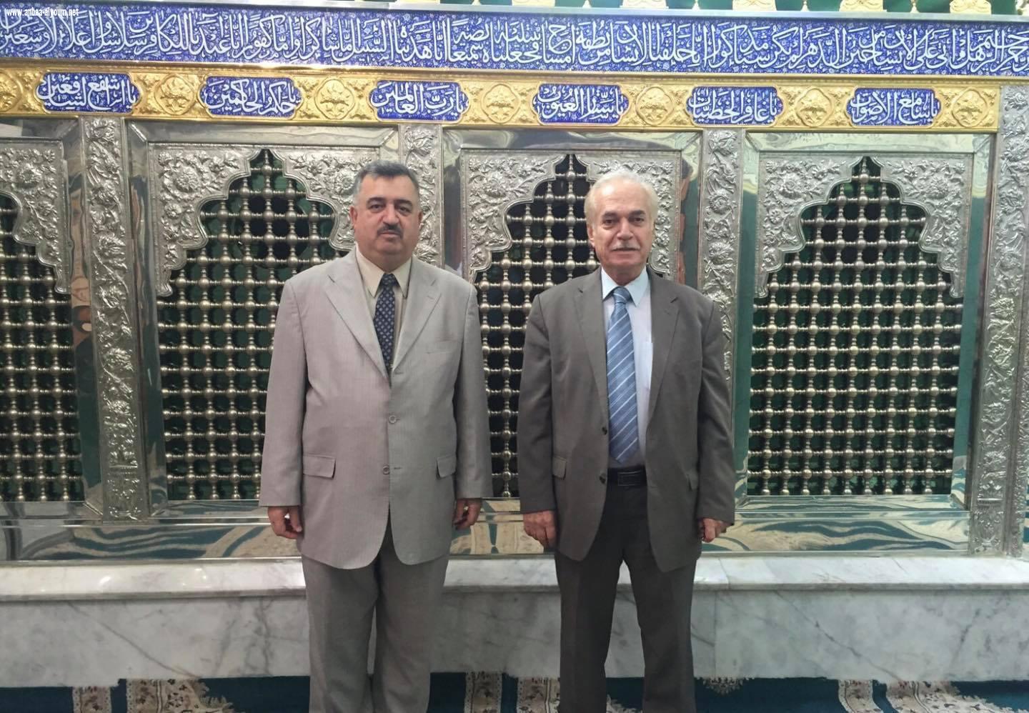 السفير عمرالبرزنجي يقدم الشكر الجزيل لسعادة سفير جمهورية العراق في انقرة الدكتور حسن الجنابي