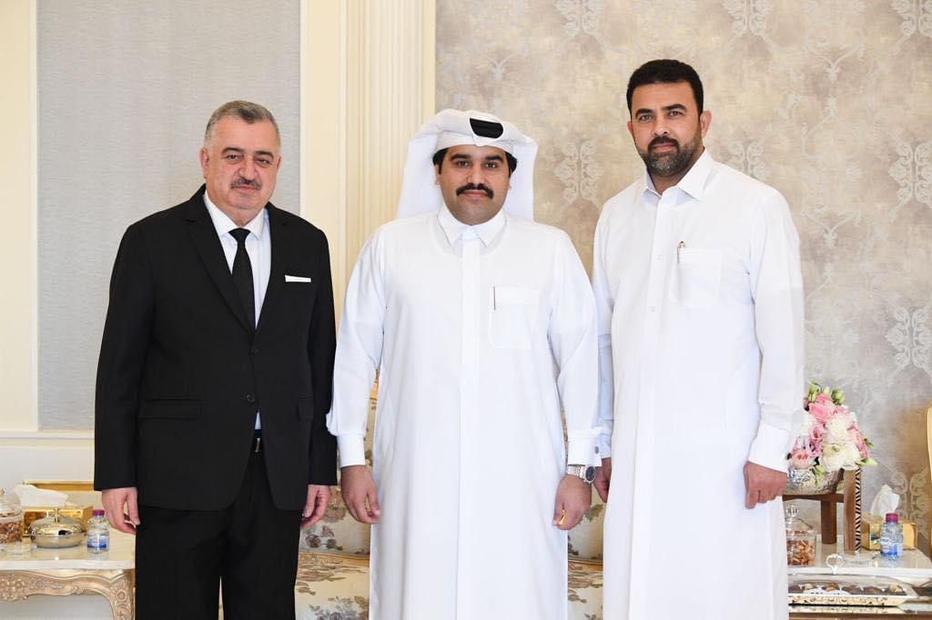 السفير البرزنجي يزور مجلس رئيس مجموعة القمرا القابضة