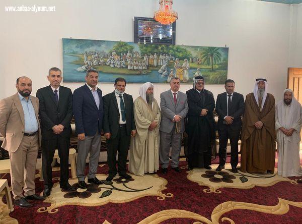 السفير عمر البرزنجي يلتقي برئيس مجلس شؤون الطائفة الصابئة المندائيين في ميسان