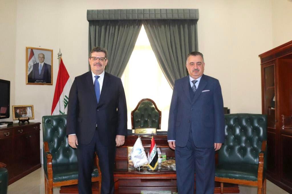 السفير البرزنجي يستقبل في مكتبه سعادة امين عام منتدى الدول المصدرة للغاز