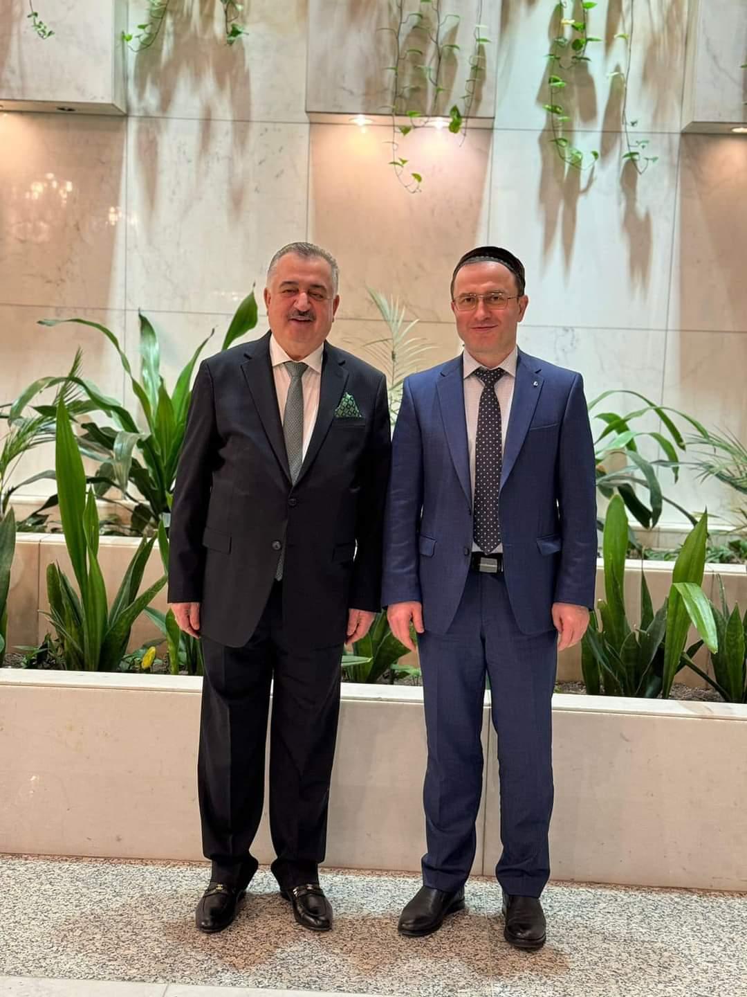 الوكيل البرزنجي يلبي دعوة افطار كريمة من لدن السفير الروسي لدى العراق