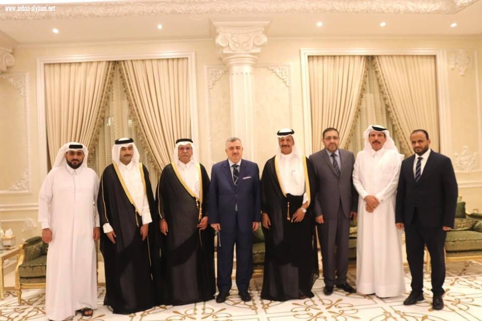 السفير عمر البرزنجي يحضر افراح آل ثاني