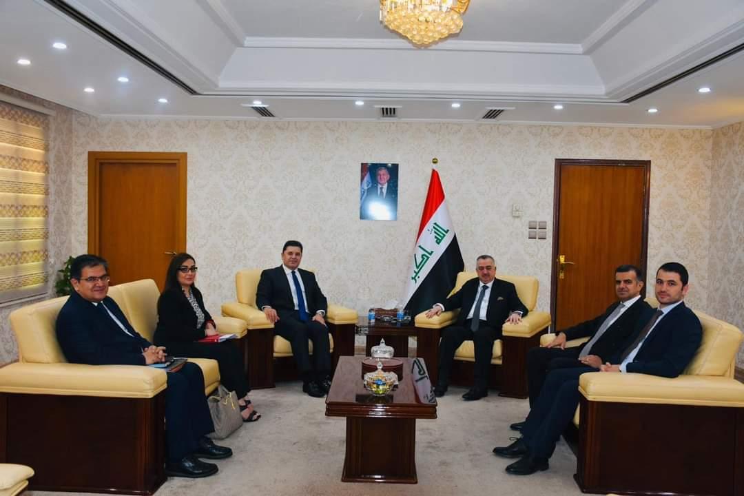 وكيل وزارة الخارجية للشؤون متعددة الأطراف والشؤون القانونية يستقبل منسق التوصيات الدولية في حكومة إقليم كوردستان العراق