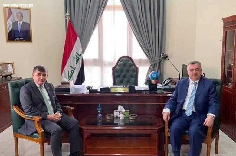 السفير عمر البرزنجي يستقبل سفير الجمهورية التركية الصديقة لدى دولة قطر لتقديم تعازيه بضحايا مستشفى ابن الخطيب