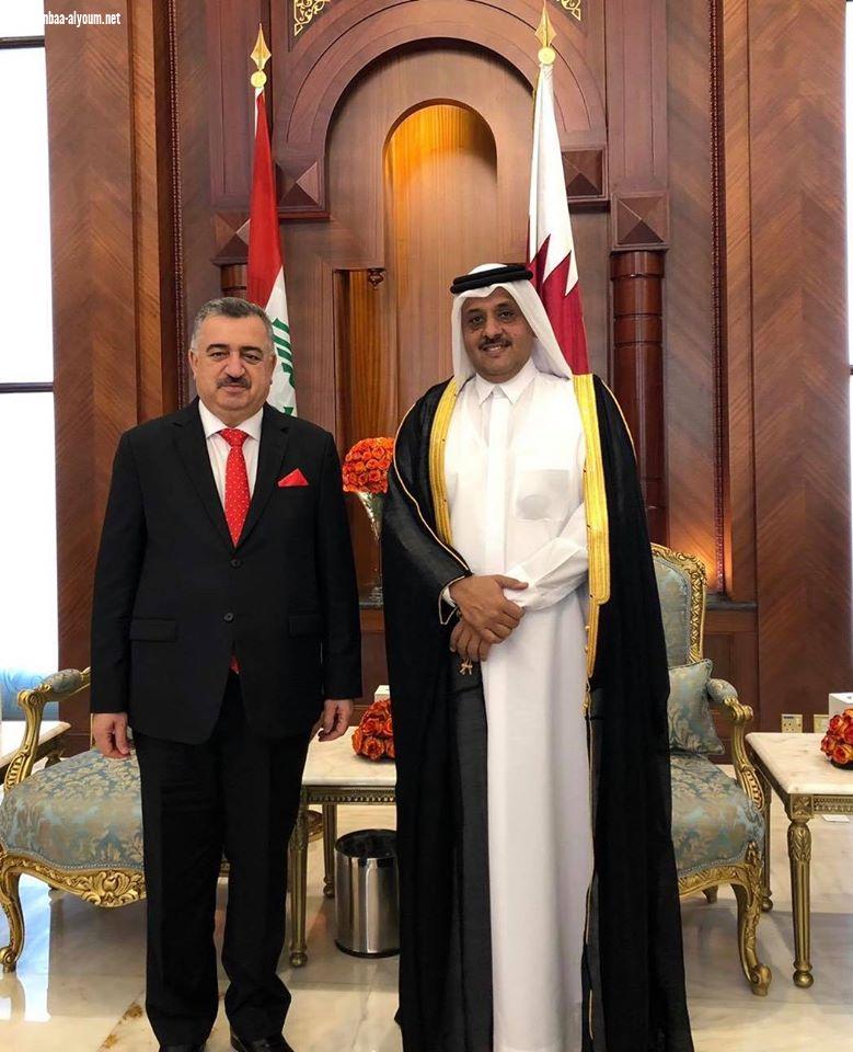  السفير عمر البرزنجي والسفير خالد السليطي يبذلان الجهود الحثيثه لتسهيل اجراءات وصول المستشفيين الميدانيين 