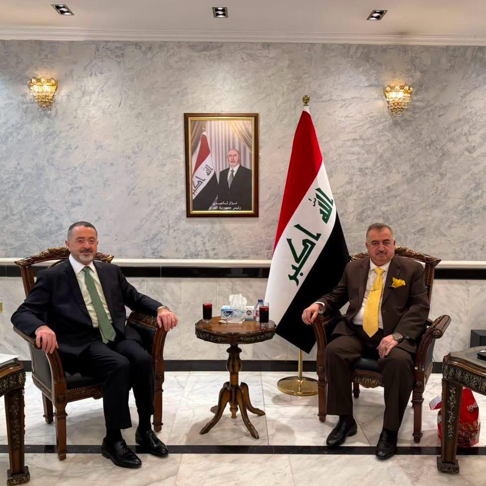 سفير جمهورية العراق لدى المملكة الأردنية الهاشمية يستقبل الأستاذ الدكتور محمد ثابت البلداوي