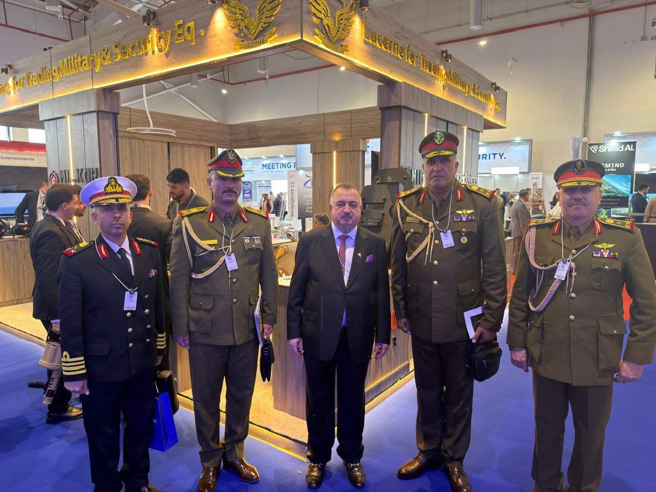 سفير جمهورية العراق لدى المملكة الأردنية الهاشمية يشارك في افتتاح معرض ومؤتمر سوفكس 2026 في العقبة.