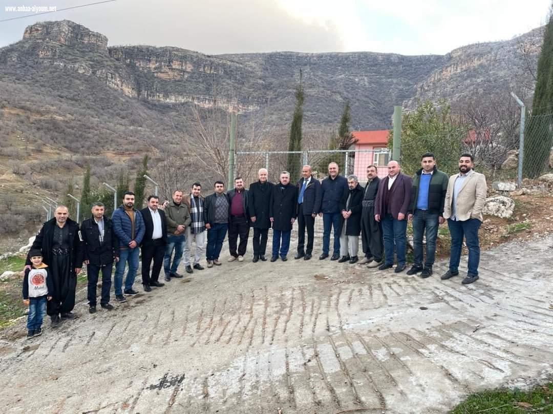 السفير عمر البرزنجي يستقبل سعادة الدكتور عبد الباري عبد المجيد المدرس  عضو مجلس النواب