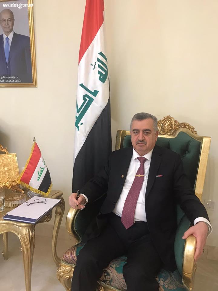 السفير البرزنجي يشارك في اجتماع اللجنة العليا لادارة الازمات في دولة قطر