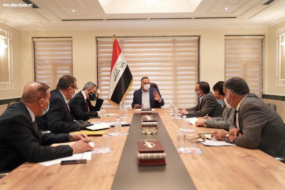 رئيس مجلس الوزراء السيد مصطفى الكاظمي يوجّه بتفعيل مشاريع الكهرباء المتوقفة وتزويد الوقود مجاناً للمولدات الأهلية