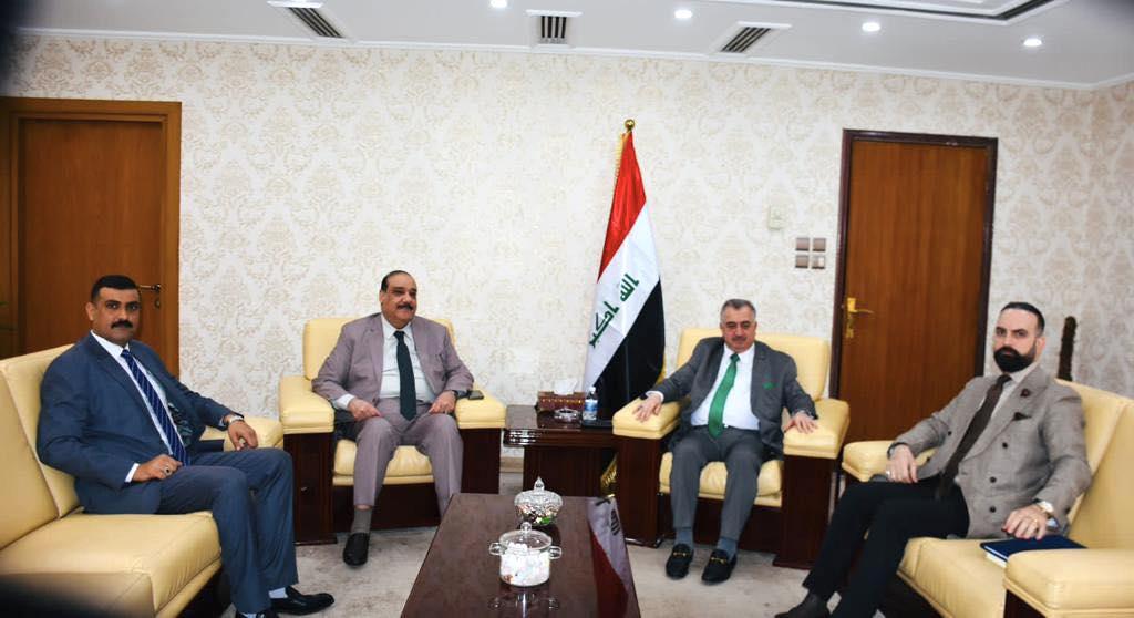 الوكيل البرزنجي يستقبل مستشارًا في دائرة المحاربين القدامى