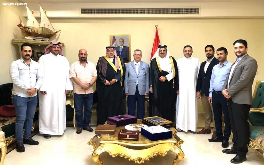 السفير عمر البرزنجي يُقيم مأدية افطار على شرف وفد وزارة الداخلية/ الجوازات