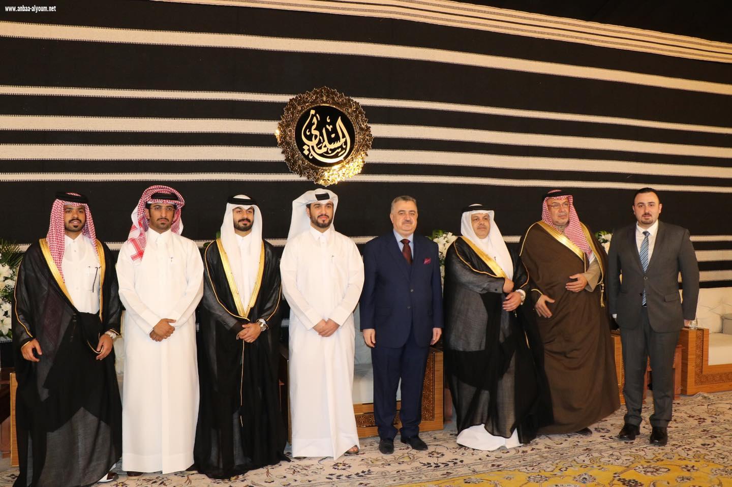 السفير عمر البرزنجي يحضر حفل زواج لعائلة المسلماني
