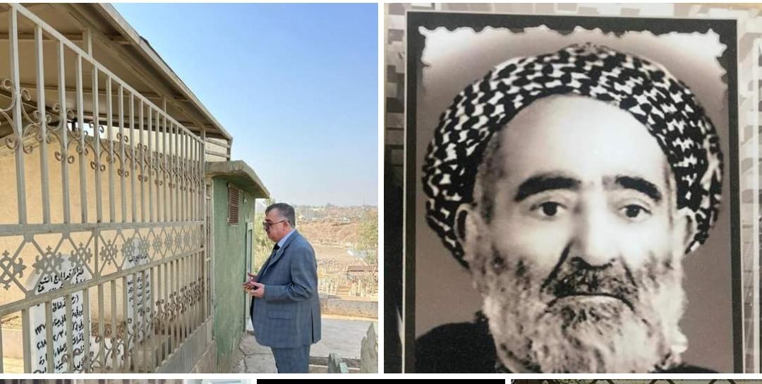   البرزنجي يزور مرقد والده فضيلة الشيخ السيد أحمد البرزنجي وشقيقه الكبير فضيلة الشيخ السيد عبدالله البرزنجي في مدينة كركوك العزيزة
