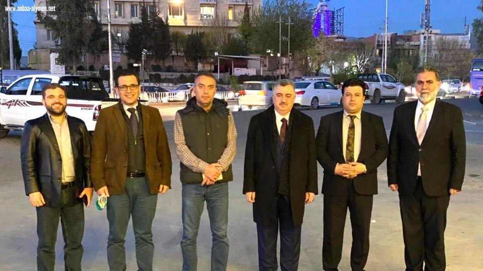 السفير عمر البرزنجي يلتقي بالسيد فلاح صلاح عبدالله المدير التنفيذي لمؤسسة مام الانسانية