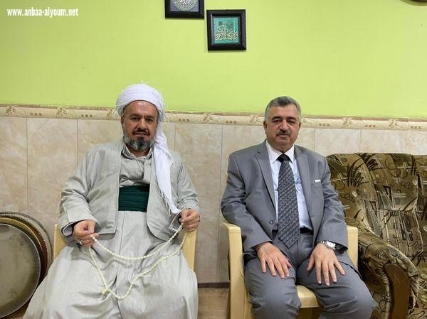 السفير عمر البرزنجي يلبي دعوة عشاء من قبل سماحة الشيخ بهاء الدين النقشبندي