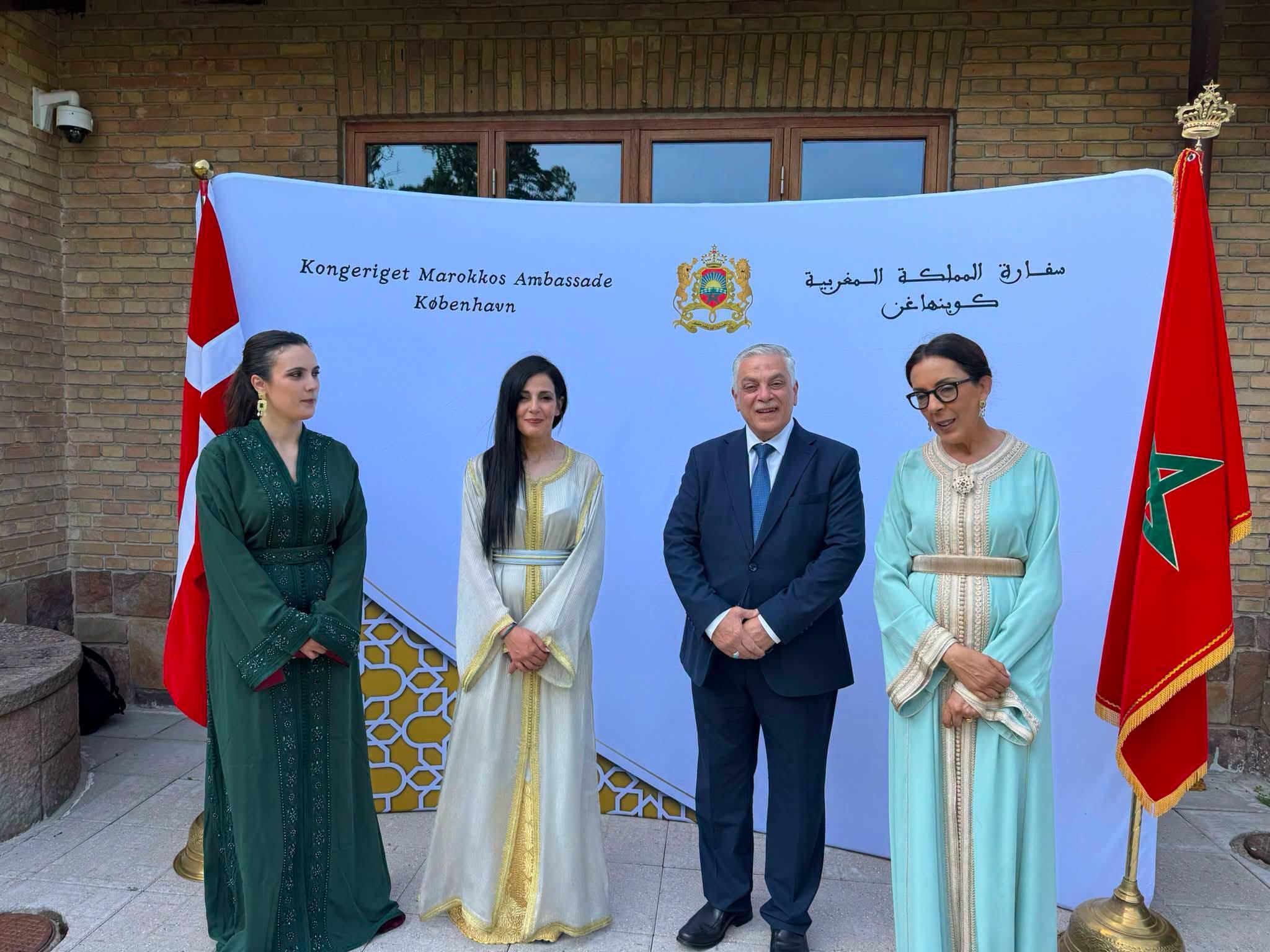 رئيس بعثة العراق في الدنمارك يشارك في احتفالية ذكرى اعتلاء جلالة الملك محمد السادس عرش المملكة المغربية
