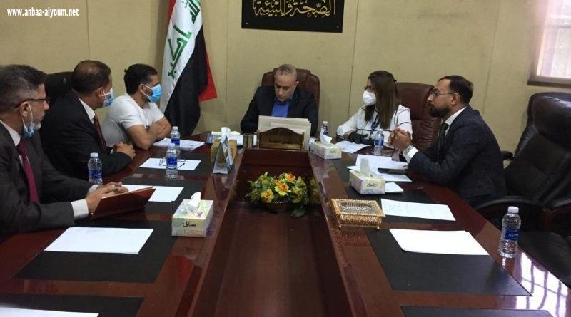     لجنة الصحة والبيئة برئاسة النائب د.جواد الموسوي  تستضيف وفدا من موظفي النقابة العامة لاداري وزارة الصحة في مقر اللجنة