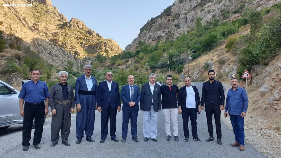 السفير عمر البرزنجي يلبي دعوة كريمة من قبل الشيخ مصطفى الشيخ عبدالرحمن رئيس اتحاد المستوردين والمصدرين في اقليم كوردستان العراق