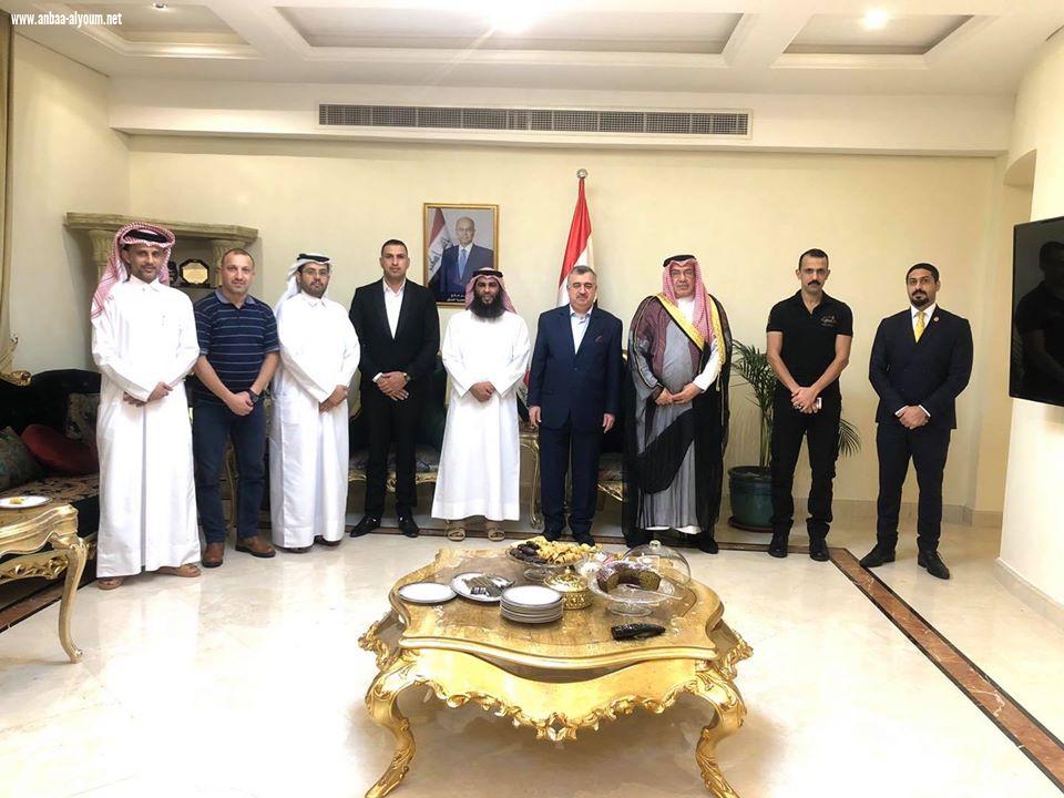 السفير البرزنجي يقيم دعوة عشاء على شرف الضباط العراقيين خريجي كلية القيادة والاركان