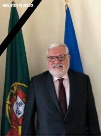 السفير عمر البرزنجي يعبر عن حزنه الشديد بوفاة سفير البرتغال لدى دولة قطر السفير ريكاردو براكانا.