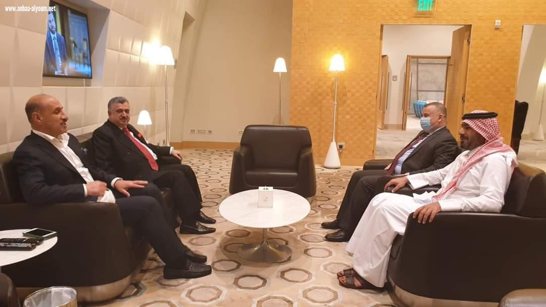 السفير عمر البرزنجي يستقبل  وزير الشباب والرياضة