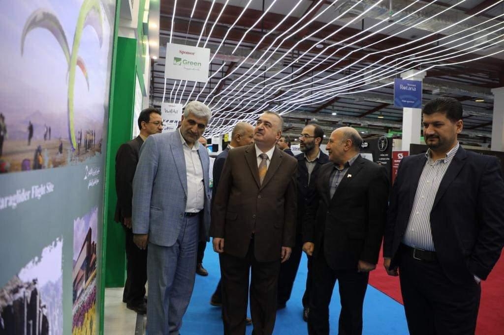وكيل وزارة الخارجية عمر البرزنجي يزور المعرض الدولي للسياحة في السليمانية