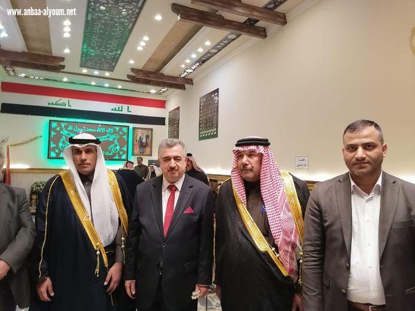 السفير عمر البرزنجي يلبي دعوة السادة البرزنجية الخضرية إكرام زوبع في اليوسفية جنوب بغداد