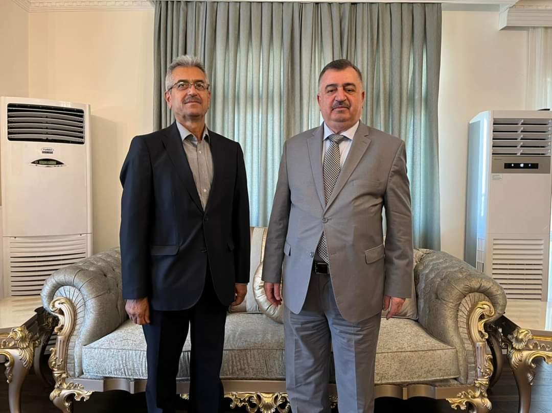 وكيل وزارة الخارجية عمر البرزنجي يستقبل السيد شوان فوزي عضو مكتب العلاقات الاقليمية وممثل الاتحاد الوطني الكوردستاني في لبنان