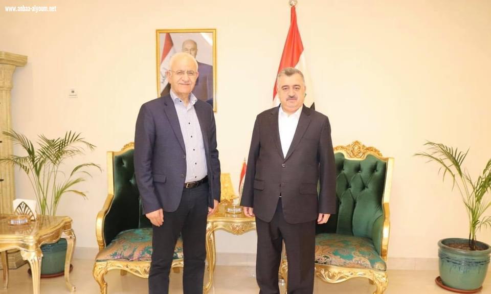 السفير البرزنجي يستقبل النائب عبد الباري الشيخ عبدالمجيد المدرس في قطر