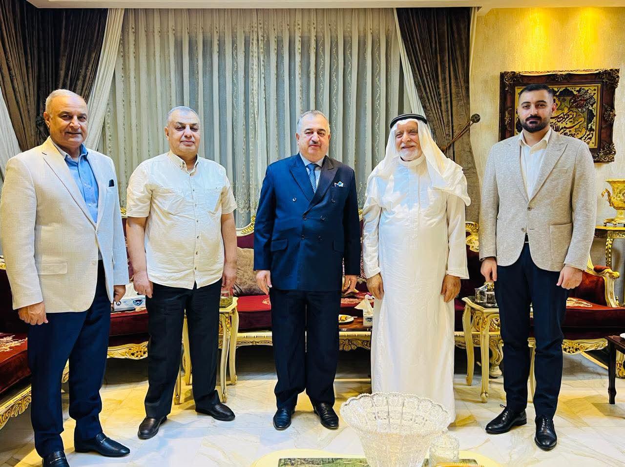 سفير جمهورية العراق لدى المملكة الأردنية الهاشمية يلبي دعوةً من لدن الشيخ عبداللطيف الهميم