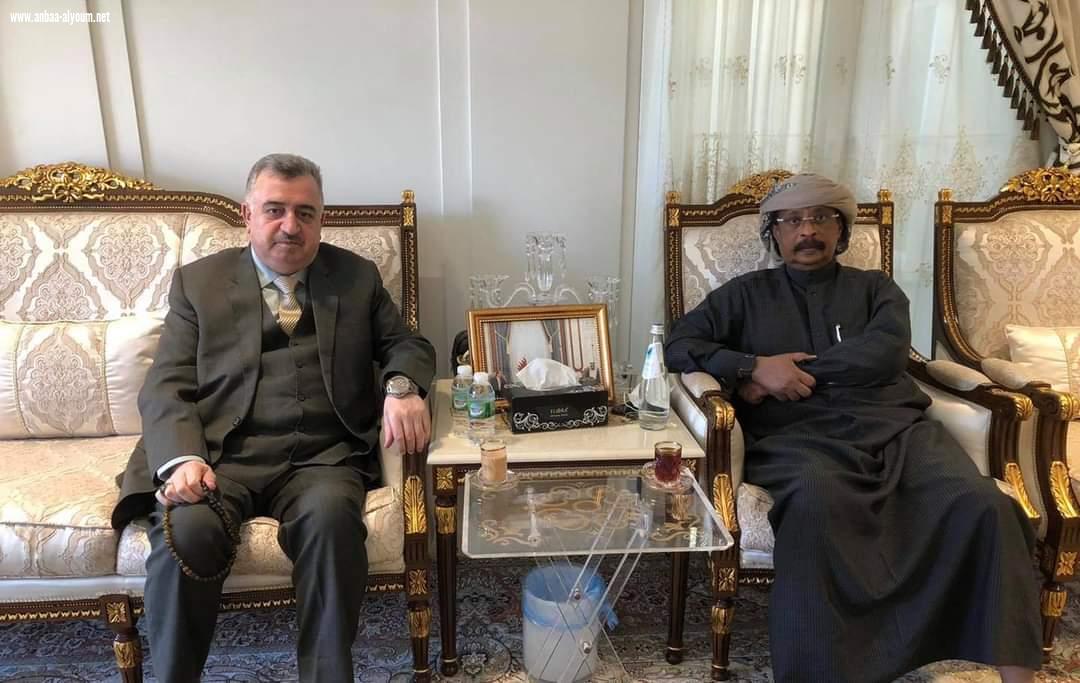 السفير عمر البرزنجي يزور سعادة سفير دولة ارتيريا لدى دولة قطر الشقيقة في دار سكن السفير