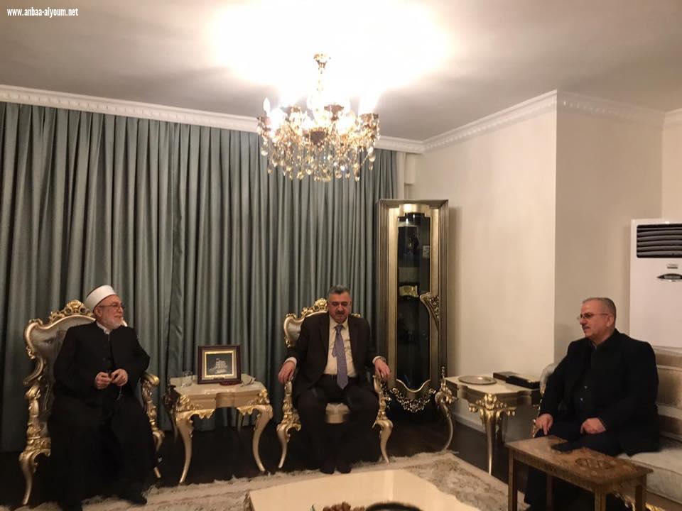 السفير البرزنجي يستقبل عضوي مجلس النواب العراقي السابقين