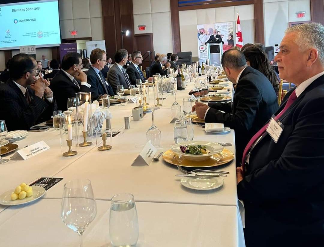 مشاركة وفد سفارة جمهورية العراق في إجتماع مجلس الأعمال العربي الكندي مع جامعة غويلف الكندية